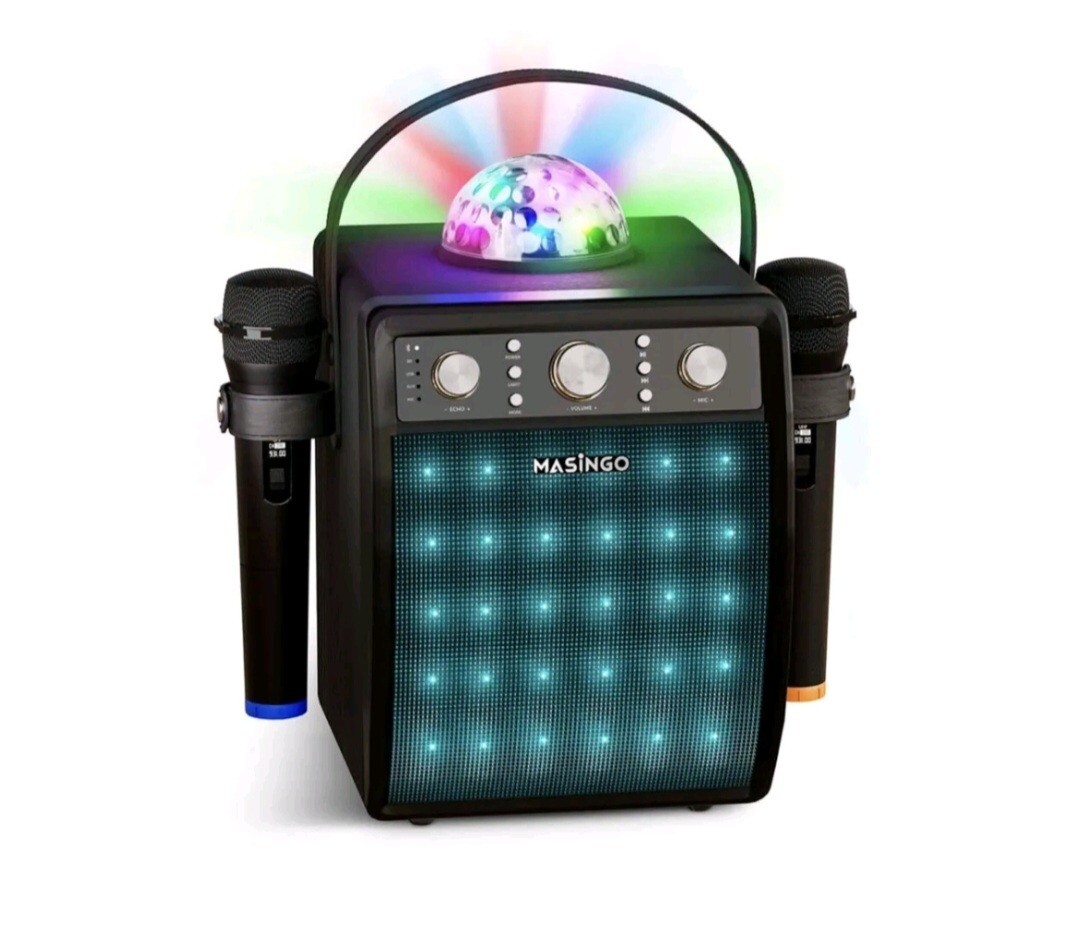 MASINGO Karaoke Machine for Adults & Kids Ostinato M7 2