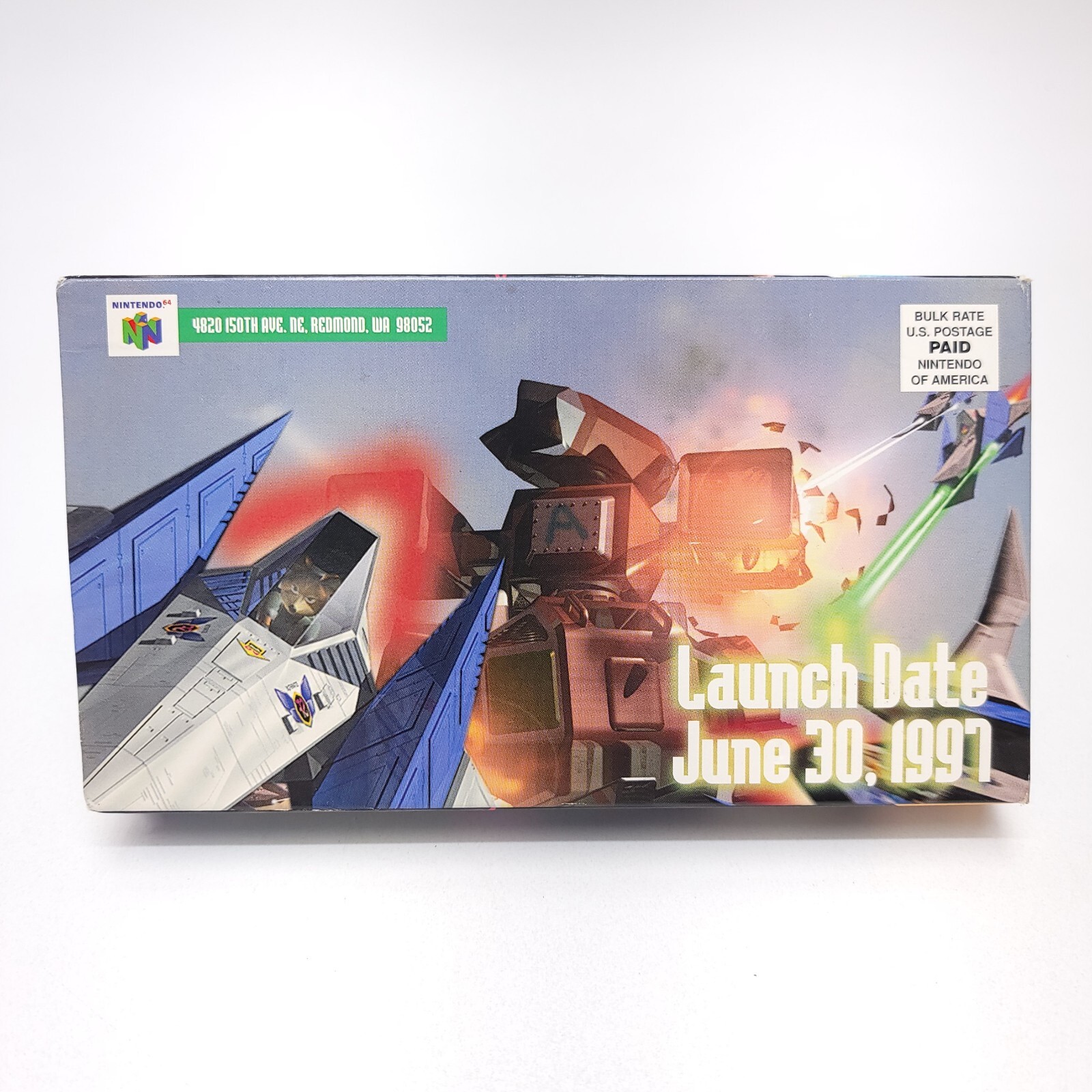 Replacment Case Only Nintendo N64 STARFOX 64 Launch 1997 Promo VHS Movie Rumble