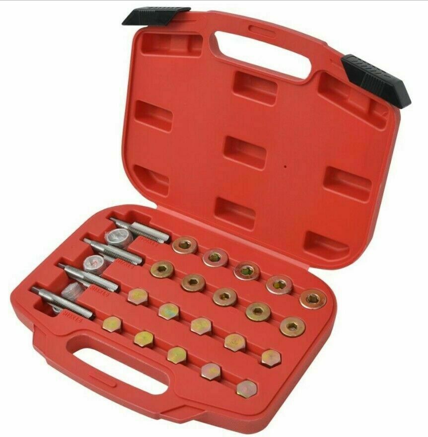 Kit Rifilettatore per Riparazione Filettatura Tappo Coppa Olio