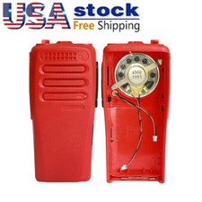 Red New Refurbish Front Housing Cover Case for CP200D Radio With Speaker