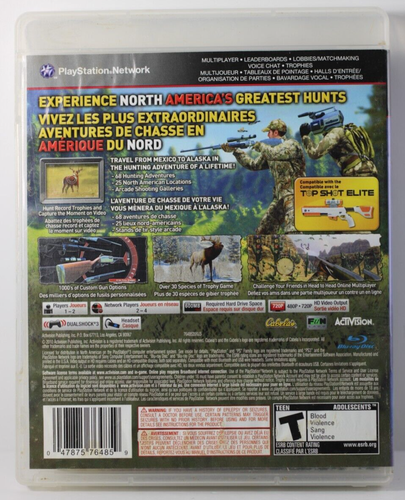 Cabela's North American Adventures (Sony PlayStation 3, 2010) PS3 CIB - Picture 2 of 6