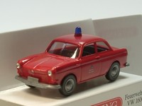 Wiking Vw 1600 Limousine Feuerwehr Berlin - 0861 45 - 1:87