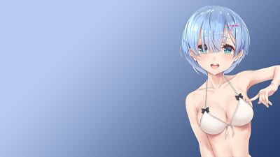 Anime girls artwork rem rezero kara hajimeru isekai Playmat Gaming Mat Desk