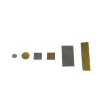 1PC High purity platinum flakesHigh purity gold Au flakesElectrochemical sample