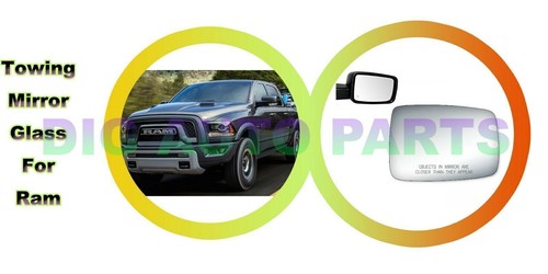 Tow Mirror Glass Adhesive For 2009-2018 Dodge Ram 1500 2500 Right Side Convex - Bild 5 von 12