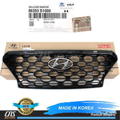 ⭐GENUINE⭐ Radiator Grille W/O Camera Hole for 19-20 Hyundai