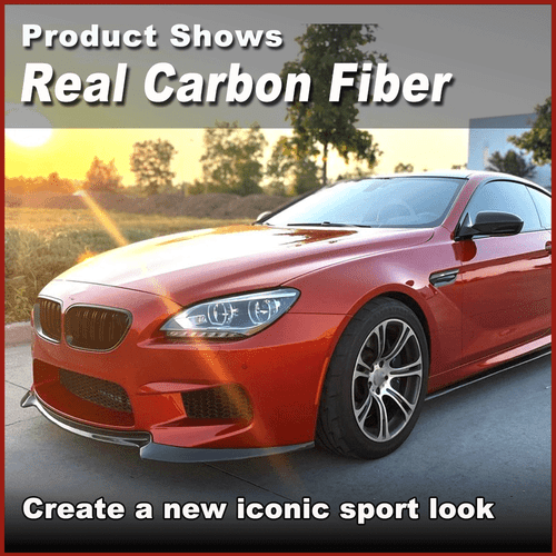 Fit For BMW 6 Series F06 F12 F13 M6 Real Carbon Fiber Front Bumper Lip Spoiler  - Bild 19 von 21