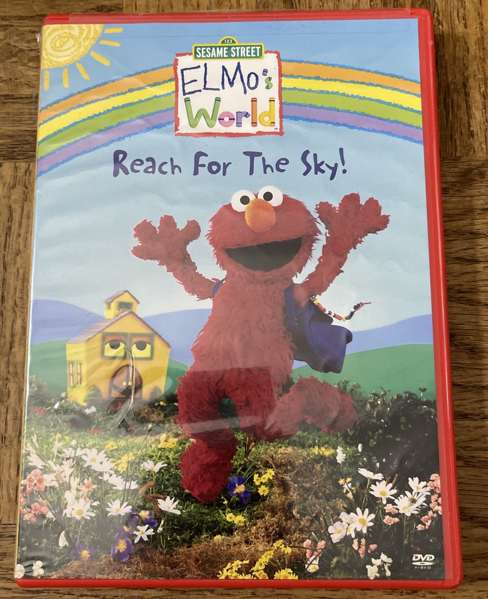 Sesame Street Elmos World Reach For The Sky DVD-Rare Vintage-SHIPS