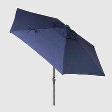 9 Round Patio Umbrella Threshold Turquoise Tilt Adjustable Weather Resistant For Sale Online Ebay