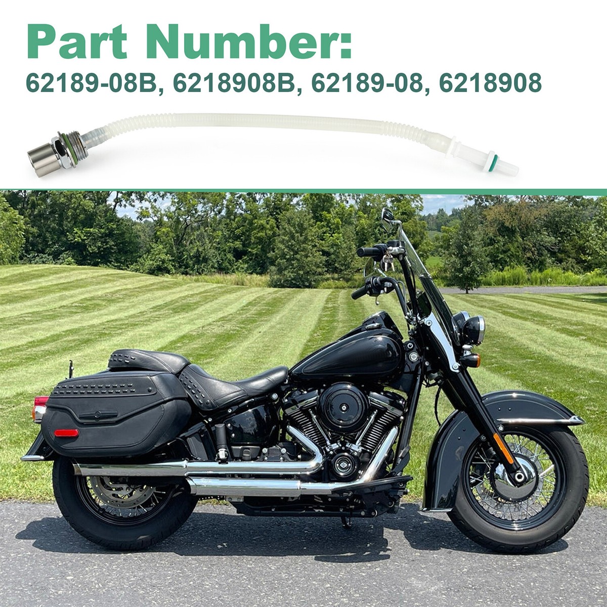 Fuel Line Check Valve Assembly Quick Connect for Harley-Davidson