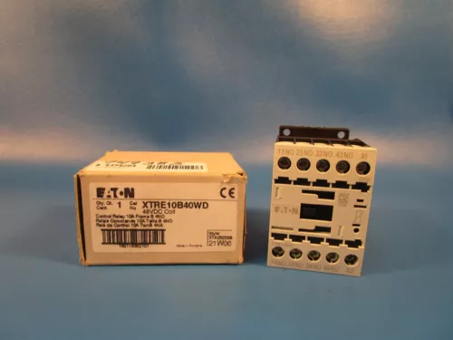 EATON XTRE10B40WD, Control Relay, 4 NO, 48 Volt Coil, 10 Amp, Cutler Hammer