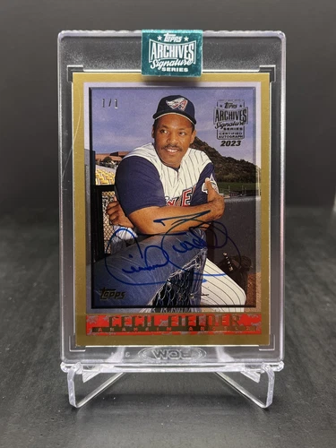 2023 Topps Archives Signature Series Cecil Fielder Autograph Auto 1/1 #374