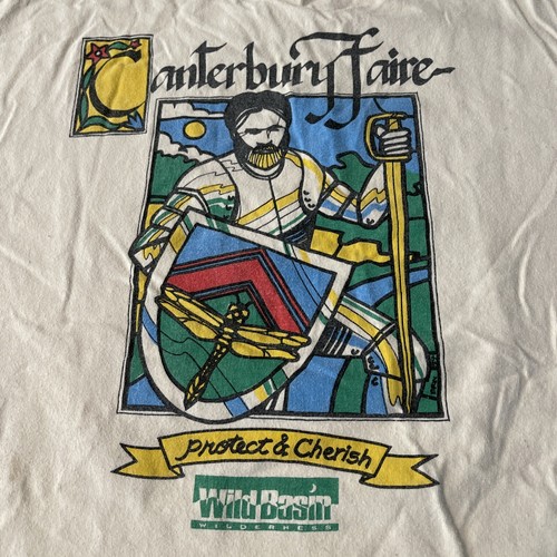 Canterbury Faire Protect & Cherish Wild Basin Wilderness Large T-Shirt Rare - Picture 2 of 10
