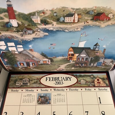Calendar Lang Folk Art 2003 WALLBy Lang Inc. - Lang Holdings