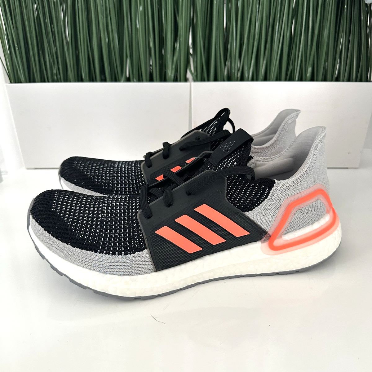 Size 10 - adidas UltraBoost 19 Core Black Solar Orange for