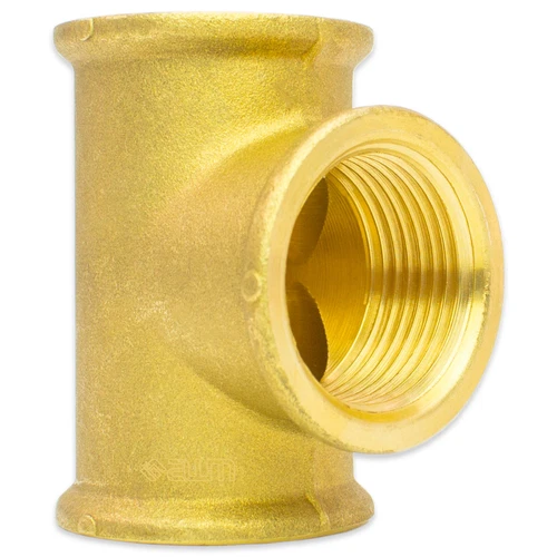 Messing T-Stück IG-IG-IG Fitting Rohrfitting Gewindefitting Bogen - ITALY