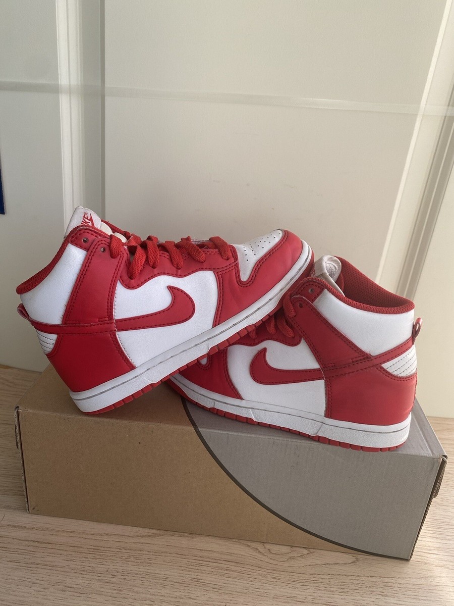 Nike Dunk High (PS) 'Championship Red' White Red (DD2314-106