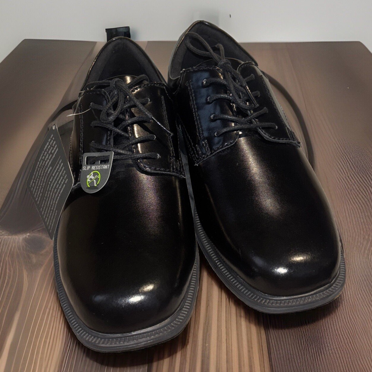 SAOLA Scarpe da uomo classiche Nunn Bush KOR Comfort Gel in pelle nera misura 10 5 84358 001