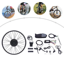 24 Inch 500W 36V Ebike Front Wheel Electric Bicycle Hub Motor Conversion Kit LCD