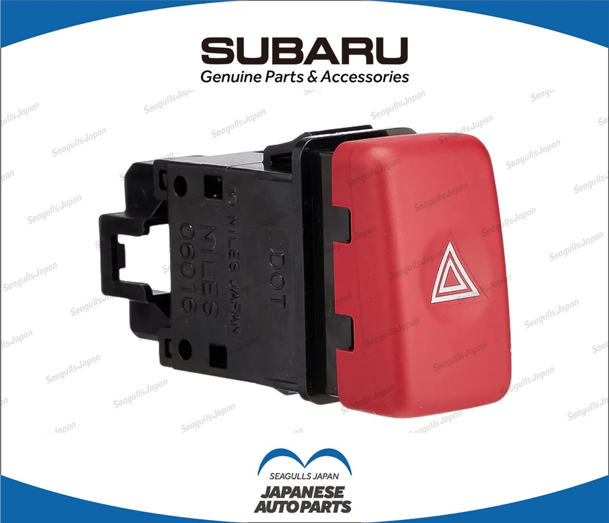スバル 純正 フォレスター ハザードスイッチ 赤 Subaru Forester STI SG5 SG9 SG9L 03-07 Genuine Red Hazard Switch