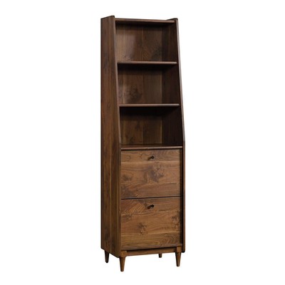Sauder Harvey Park Narrow Bookcase, Grand Walnut Finish
