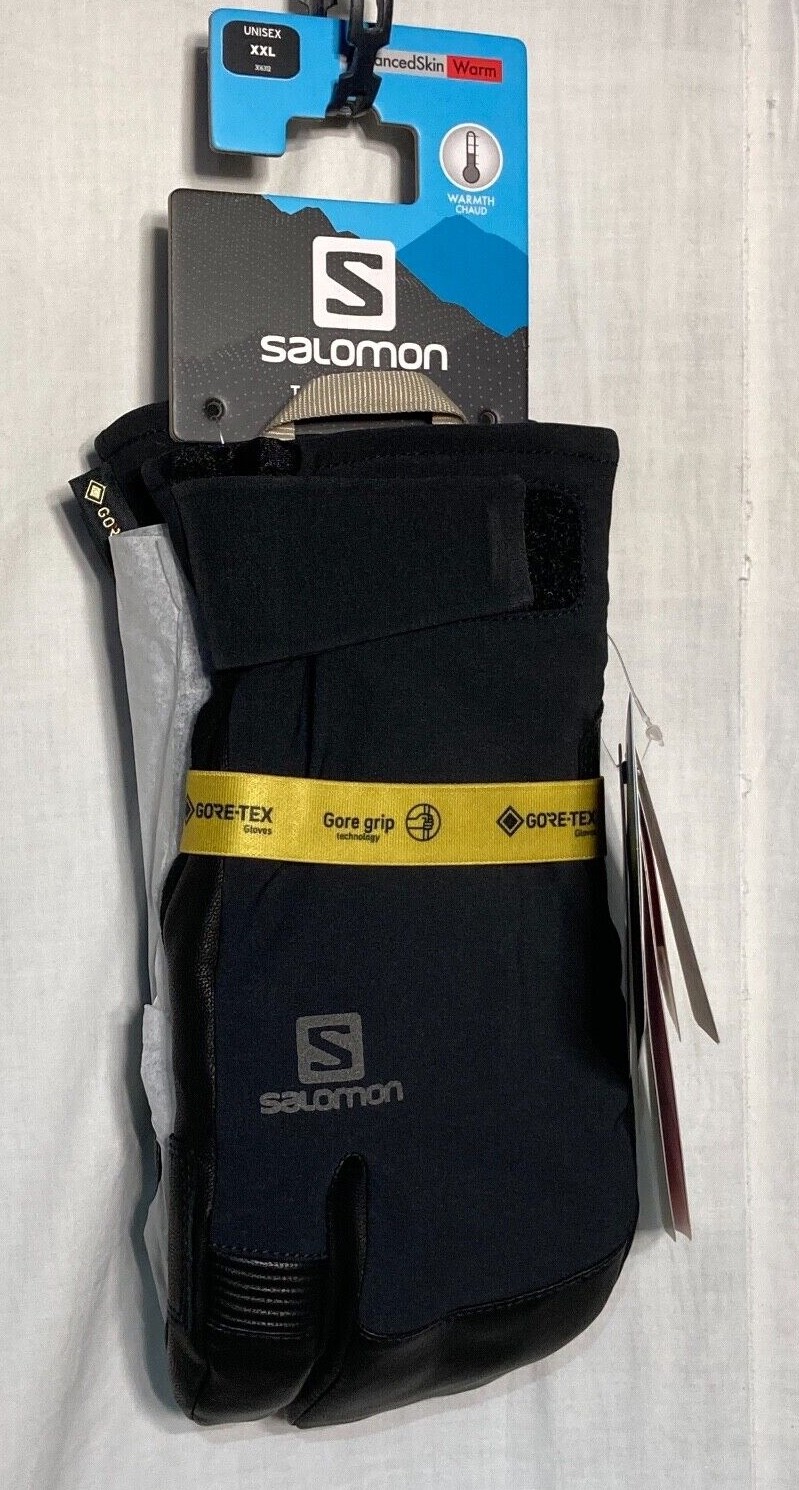 Salomon QST Paw Gore Tex Primaloft in pelle colmo unisex adulto nero XL XXL