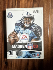 Madden NFL 08 Wii Case And Manual Only NO GAME