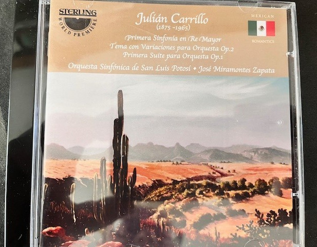 Carrillo: Primera Sinfonia En Re Mayor/ Tema con Variaciones  (CD) Stirling