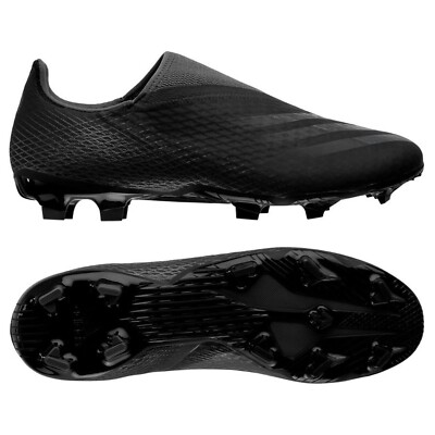 ADIDAS X GHOSTED .3 LACELESS FG/AG SUPERSTEALTH - SCHWARZ [FW3541] Gr. 48 2/3