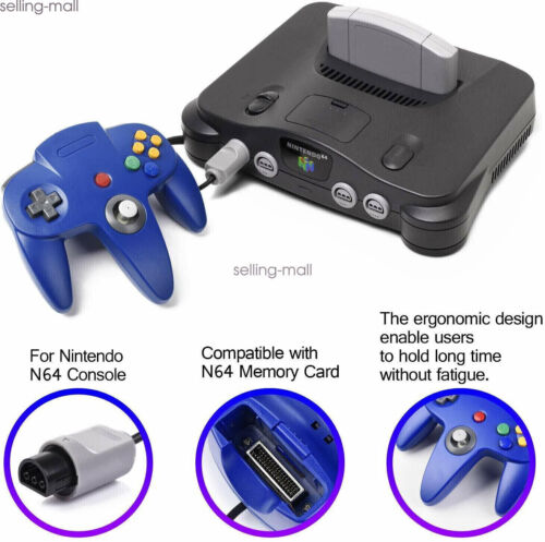 2PCS Classic Wired N64 Controller Gamepad Joystick for Nintendo 64 Video Game - Picture 22 of 99