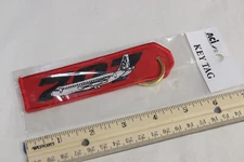 B 707 RBF Key Tag Ring Embroidered by ACI Aviation Collectables - NEW Old Stock