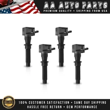 4pcs Ignition Coil Pack for 18-23 Land Rover Range Rover Evoque l4 2.0L UF854