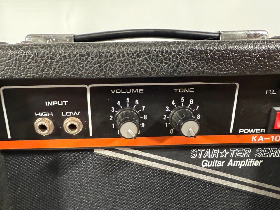 Amplificador de Potencia de Guitarra Portátil de Viaje Kay KA 100 Starter Series De Colección Foto 3 de 4