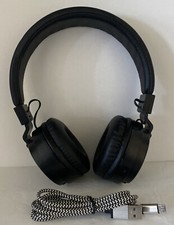 iLIVE Wireless Headphones Black Bluetooth Adjustable Tested Works