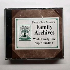 Family Tree Maker Family Archives World Family Tree Super Bundle V 5CD Set