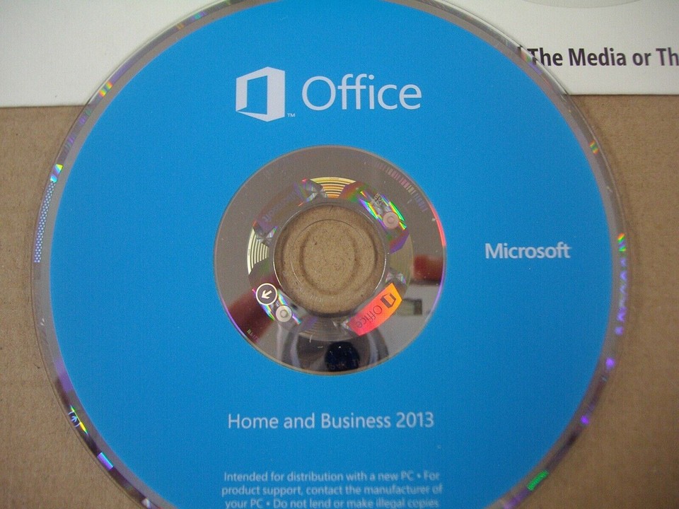 Microsoft Office 2013 Home and Business Full DVD Version for Win 7/8/10