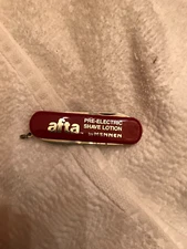 WENGER DELEMONT SWITZERLAND 2 BLADE POCKET KNIFE AFTA SHAVE LOTION MENNEN