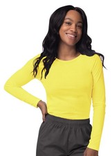 Scrubs for Women - Long Sleeve Comfort Underscrub Tee - S8500 - Citron - M