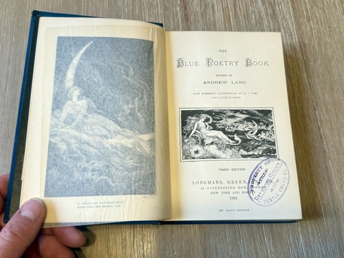 Das blaue Gedichtbuch von Edward Lang ~ Illus H.J. Ford und Lancelot Speed ~ 1902 HC - Bild 6 von 14