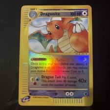 Dragonite #43/165 Base Set Rare Reverse Holo LP/MP Expedition Pokemon Card
