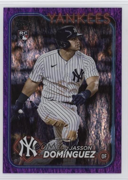 2024 Topps Series 1 Purple Holofoil 792/799 Jasson Dominguez #60 1ez6