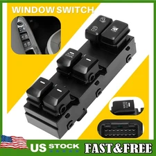 Pack(1) Power Window Control Switch Front Left Side for Kia Sportage 2014-2016