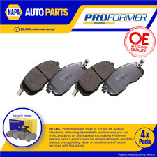 Brake Pads Set fits NISSAN JUKE F15 1.6 Front 10 to 19 Proformer 41060AX086