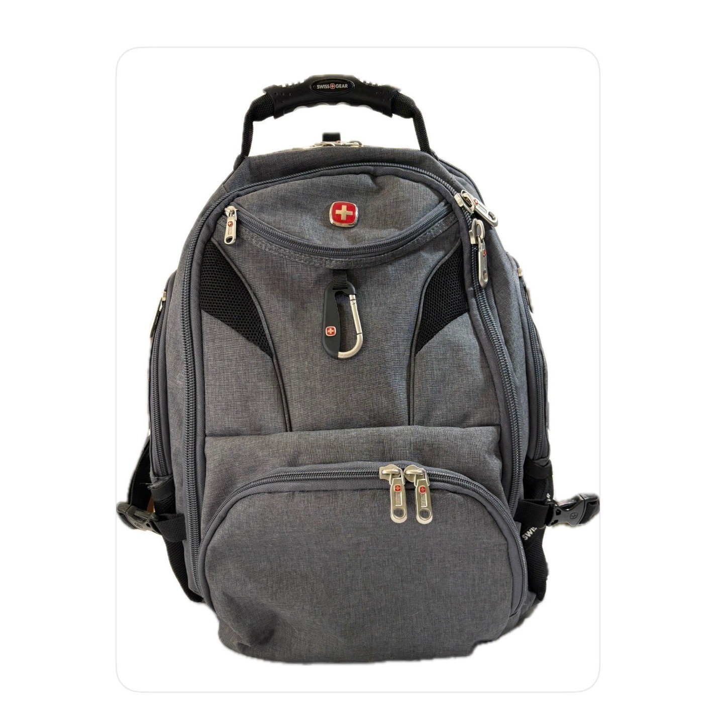 SwissGear ScanSmart Laptop Backpack Gray Travel Business Sch
