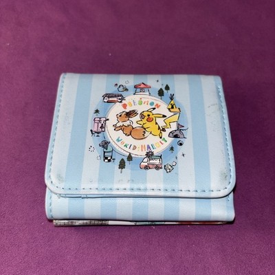 Pokemon Mini Wallet World Market Pokemon Center Japan Original Eevee Pikachu