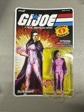 G.I. Joe ReAction Plus Pythona Movie Action Figure Super7 Unpunched Card
