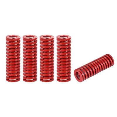 Die Spring, 5pcs TM 20mm OD 65mm Spiral Stamping Medium Load Die Springs, Red