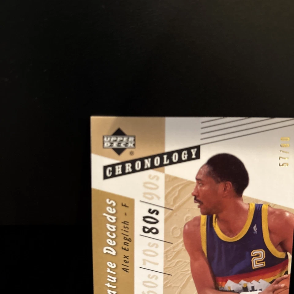 ALEX ENGLISH 2006-07 Upper Deck Chronology Autograph Auto SP #/80 - NUGGETS - Image 2 of 4