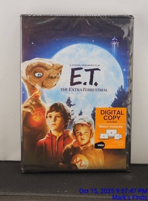 New! E.T. The Extra-Terrestrial DVD Digital HD 1982 New Sealed