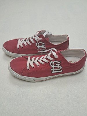 Row One Saint Louis Cardinals Sneakers Unisex Red White Men's 7.5 Women's 9
